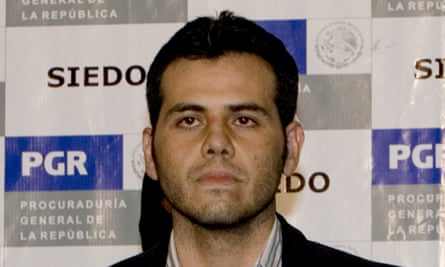 Vicente Zambada Niebla in 2009, following his arrest in Mexico City.