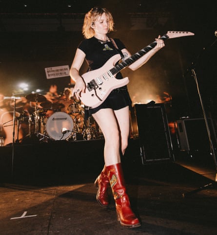 guitarist Meg Mills.