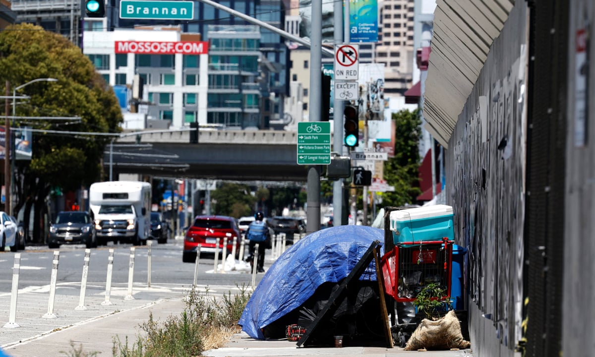 California governor warns counties to address homelessness or lose funds | Homelessness | The Guardian
