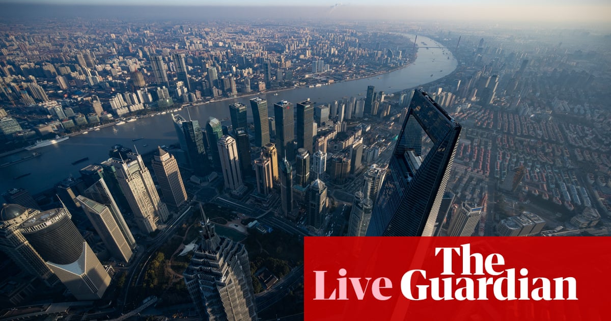 China’s economy under pressure as factory growth slows and services contract – business live