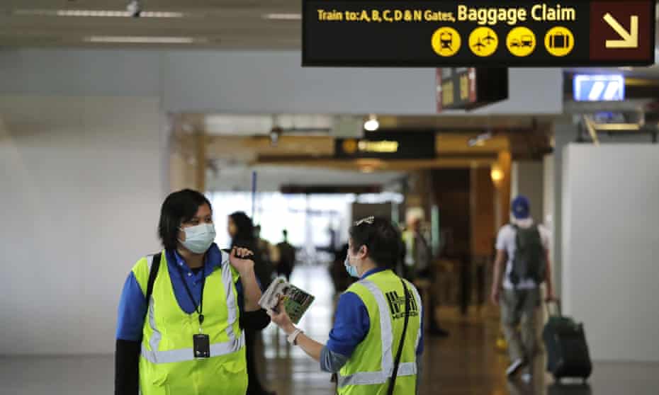 Many low-wage workers, such as airport workers, are on the frontlines of the coronavirus outbreak, yet are left unprotected from contracting the virus.
