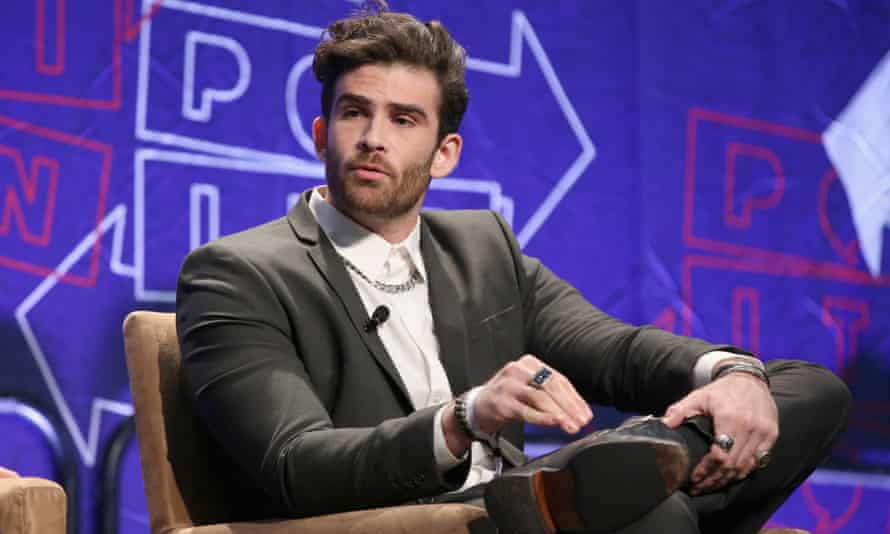 Hasan Piker speaking at Politicon in Los Angeles, US in 2018
