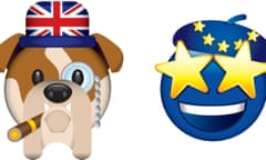 The Brexit and Remain emojis