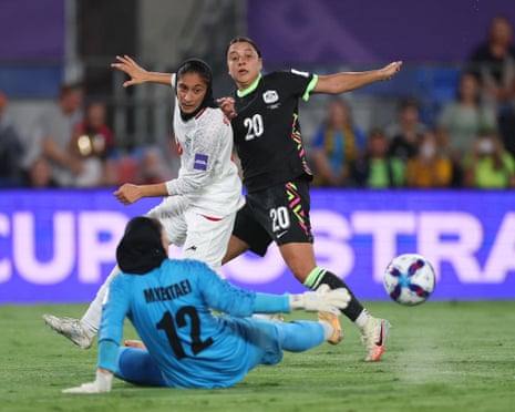 Sam Kerr’s goal is ruled offside.