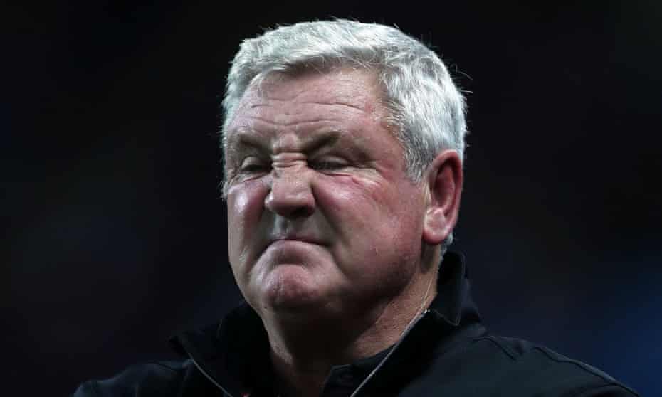 Steve Bruce saw his team miss a late penalty, and had a cabbage thrown at him by a fan, in his last game in charge of Aston Villa.