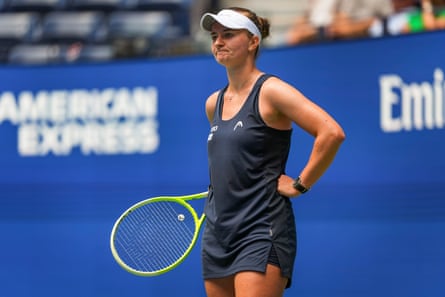 Barbora Krejcikova looks dejected connected tribunal successful New York
