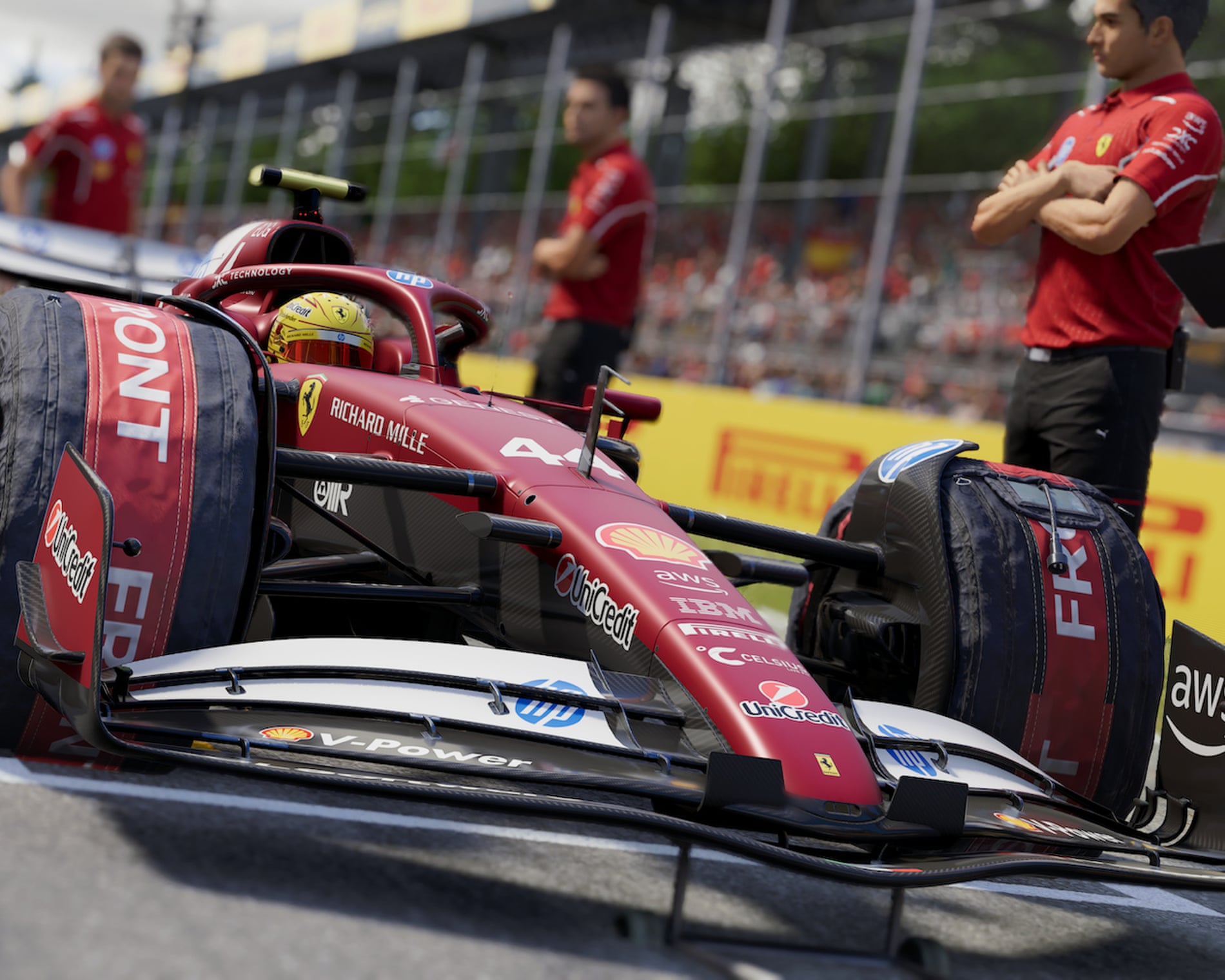 Carro da Ferrari no F1 25