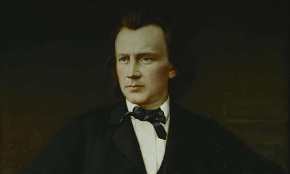 Brahms, a portrait by Josef Novak