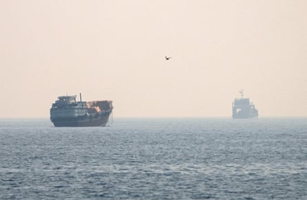 Vessels successful nan Strait of Hormuz, connected Wednesday.