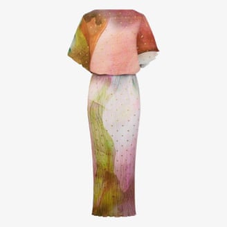 Never Fully Dressed Green abstract tilly dress.