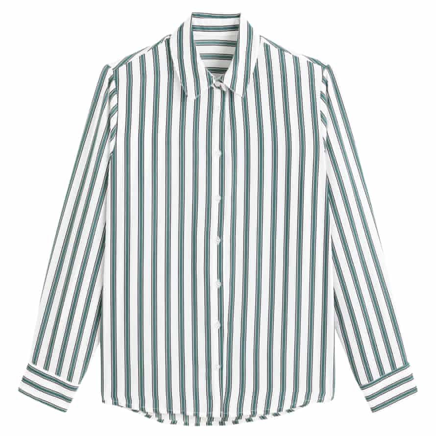 La Redoute striped women's oxford shirt spring summer 2022 fashion trend