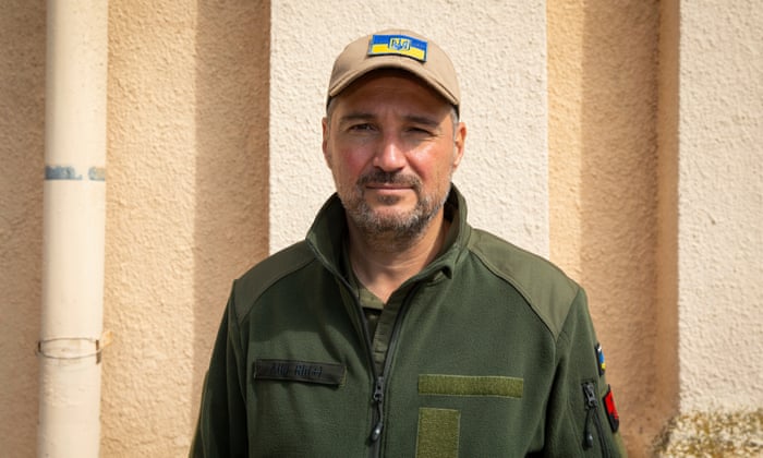 Andrii Konashavych, the acting military administrator in Shevchenkove.