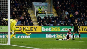 Pope clears the shot from Silva.