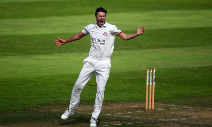 Graham Onions at Taunton in 2018; he ended up having a steel plate put into his back.