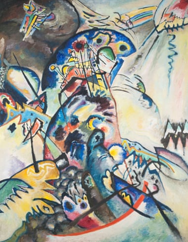 Blue Crest, 1917, Wassily Kandinsky.