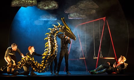 Oliver Emanuel’s wordless play Dragon, at the Lyceum theatre, Edinburgh, for the 2015 Edinburgh international festival.