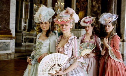 Mary Nighy with Kirsten Dunst in Sofia Coppola’s 2006 film Marie Antoinette