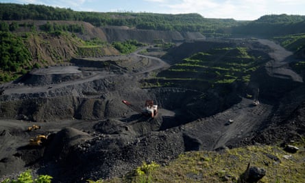A coal mine in Pennsylvania, US.