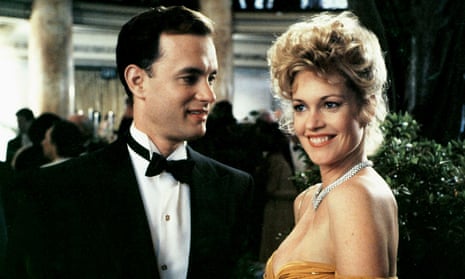 Tom Hanks as Sherman McCoy and Melanie Griffith as Maria in The Bonfire of the Vanities (1990).