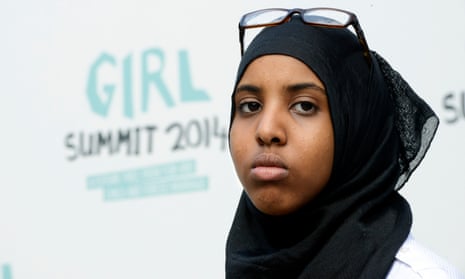 Fahma Mohamed at the ‘Girl Summit 2014’.