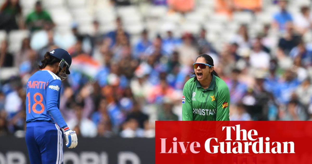 Women’s T20 World Cup: India v Pakistan – live
