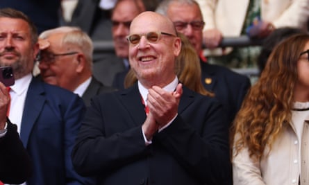 Avram Glazer watches United take on Manchester City in the 2023 FA Cup final
