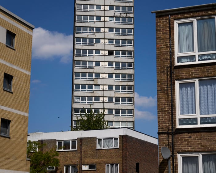 ‘I knew everyone here’: the tower block with 164 boarded-up homes – and a few residents who just won’t leave