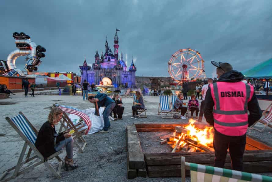 Banksy’s Dismaland ‘bemusement park’ in Weston-super-Mare, Somerset.