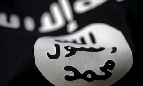 An Islamic State flag