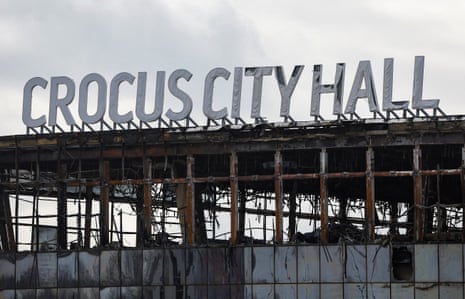 The burnt-out Crocus City Hall
