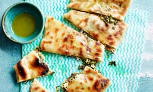 Rick Stein’s gözleme with feta and spinach