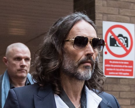 Russell Brand gave evidence at Southwark crown court for four hours on Wednesday