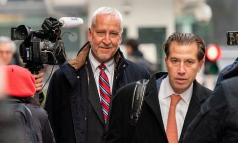 Lawrence Visoski, Epstein’s former pilot, arrives for Ghislaine Maxwell’s sex trafficking trial in New York on Tuesday.