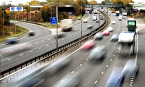 Traffic on a smart motorway