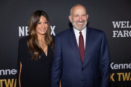 Howard Lutnick, the US commerce secretary, with his wife, Allison Lutnick.