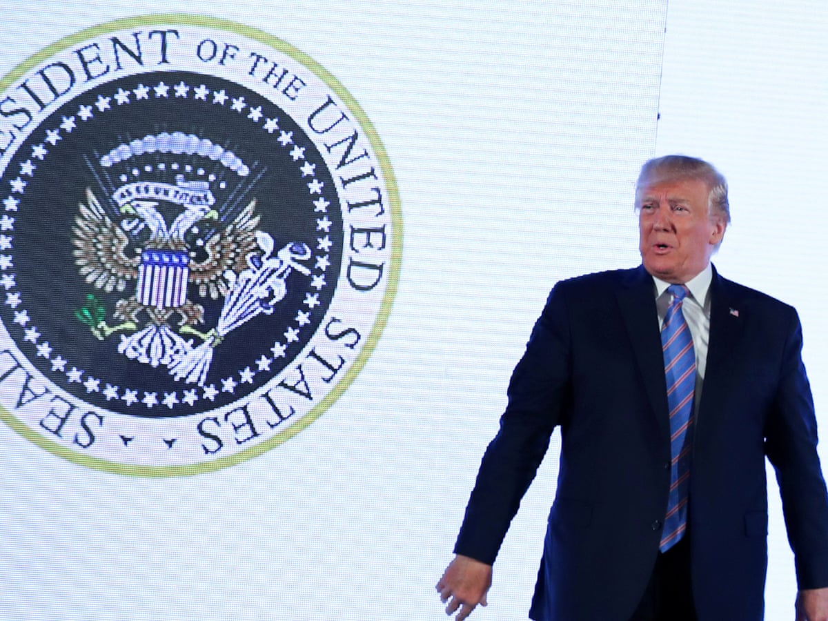 Creator Of Fake Presidential Seal Hails Absolute Hero Who Pulled Off Trump Stunt Donald Trump The Guardian Creator Of Fake Presidential Seal Hails Absolute Hero Who Pulled Off Trump Stunt Donald Trump The Guardian