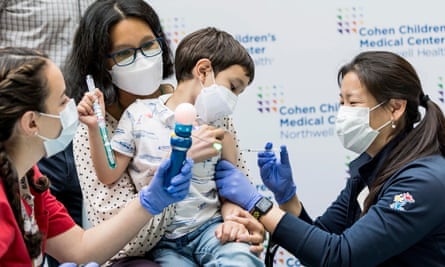 Children receiving Covid vaccines