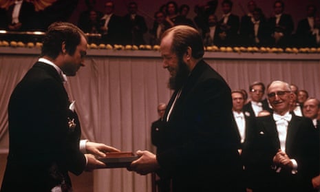 1974: Aleksandr Solzhenitsyn receives his Nobel prize for literature, awarded in 1970, after his exile from the Soviet Union.
