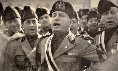 Mussolini in Rome, 1927. 