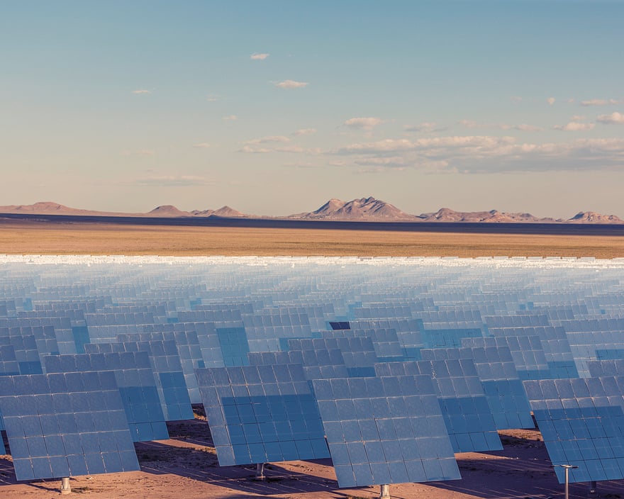 The Crescent Dunes Solar Energy Project, 190 miles outside Las Vegas.