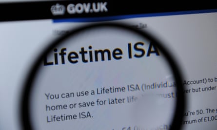 Lifetime Isa details on the UK government website