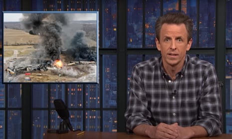 465px x 279px - Seth Meyers on Republicans: 'No interest in improving the lives of working  people' | Late-night TV roundup | The Guardian