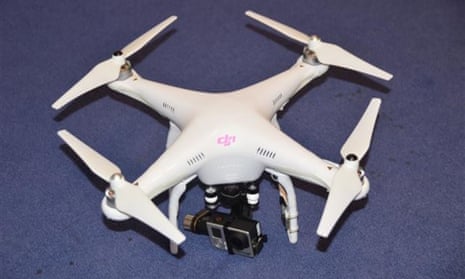 The device belonging to Nigel Wilson, who has been fined £1,800 for flying drones.