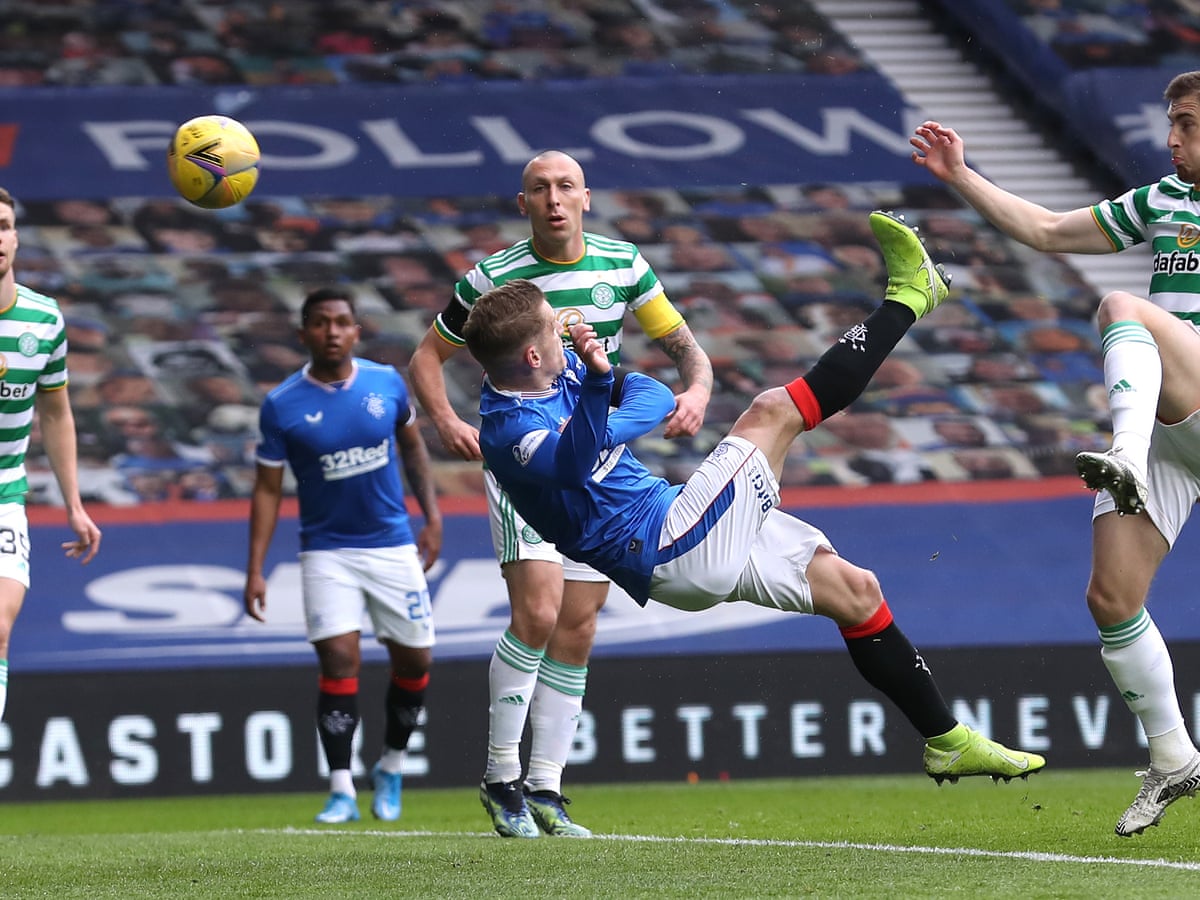 Davis overhead kick helps Rangers knock Celtic out of Scottish Cup | Scottish Cup | The Guardian