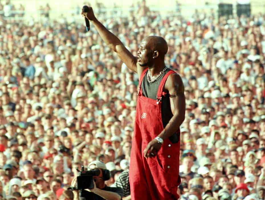 DMX performing at Woodstock in 1999.