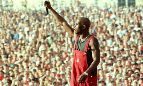 Proving rappers could be rock stars, too … DMX at Woodstock ’99.
