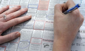 Newspaper job advertising