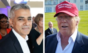 Sadiq Khan and Donald Trump
