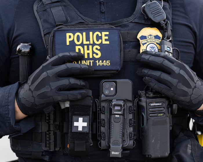 Deputy US marshal and man shot during Ice operation in Los Angeles