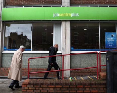 A job centre in London